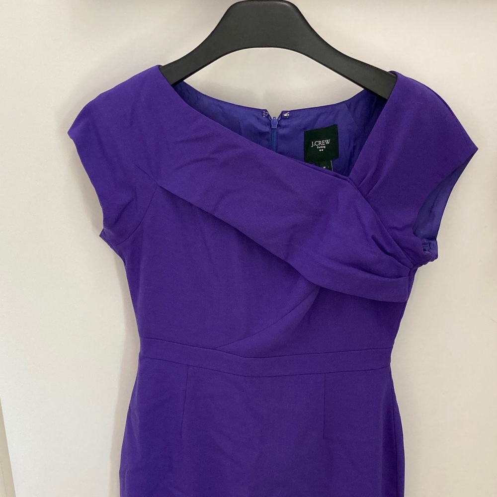 J. Crew Vibrant Purple Mini Dress